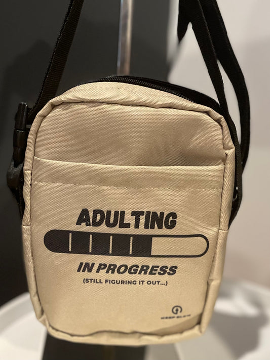 "Keep Loading & Carry On" Bag (Beige)